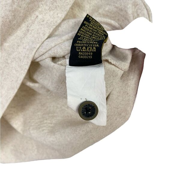 Men’s Stanley Tan and Brown Button Short Sleeve Henley Tee. Size 3XL - Picture 3 of 5